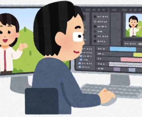 動画編集•背景透明•グリーンバックをします 動画編集•背景透明•グリーンバックを一日で行います イメージ1