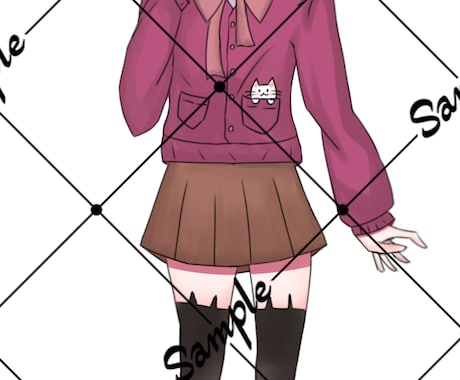 IRIAMライバー様の立ち絵SDアイコンを描きます お気軽にお見積もり相談どうぞ！ イメージ1