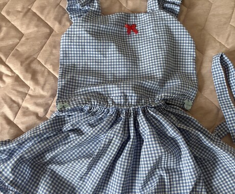 子供向け！可愛いエプロンやスカートお作り致します 子供向けの可愛いエプロンをお作り致します！色の指定OK イメージ2