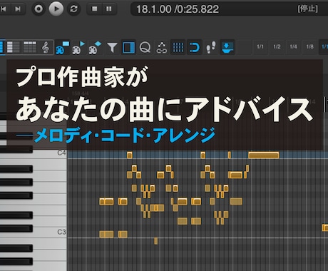 プロの作編曲家があなたの曲にアドバイスします イメージ1