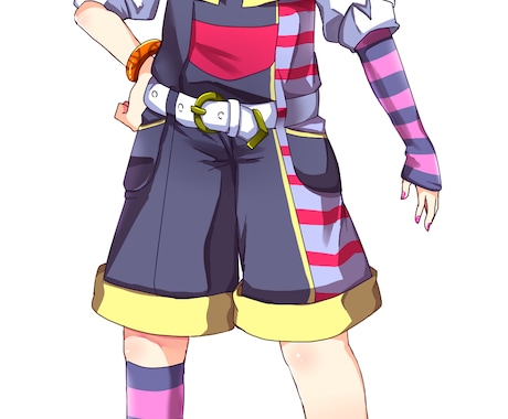 キャラクターの全身立ち絵を制作ます オリジナルキャラクター、Vtuber、UTAU等 イメージ2