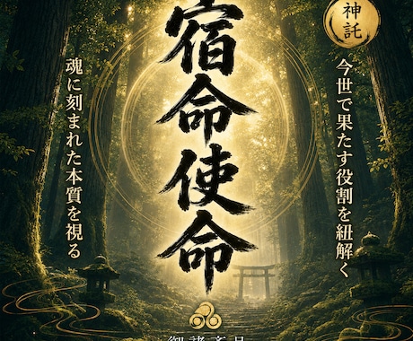 魂に刻まれた宿命と使命を霊視します 生まれてきた意味と今世で進むべき道を紐解きます イメージ1