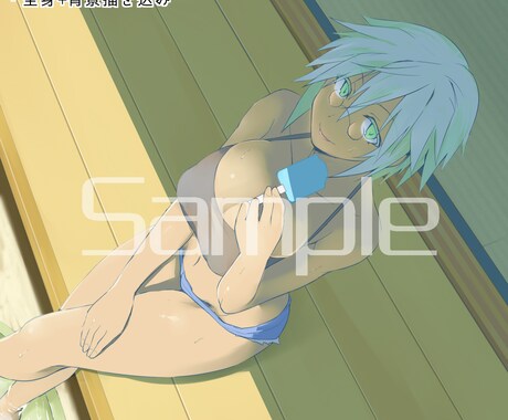キャラクターイラスト制作します 構図、シチュエーションなど幅広い内容に対応いたします！ イメージ1