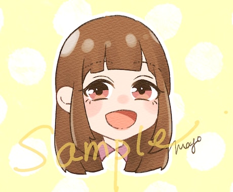 かわいいデフォルメイラスト作成します お写真を元にポップに可愛いイラストに仕上げます イメージ1