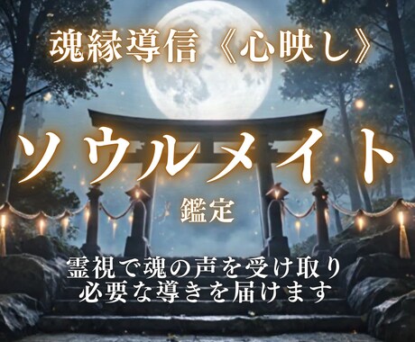 ソウルメイト霊視で魂の縁を結び直します 前世から続く魂の絆と再会の意味を霊視します イメージ1
