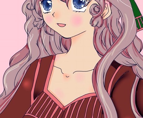 可愛い女の子のイラスト描きます きらきら少女漫画イラストを描きます イメージ1