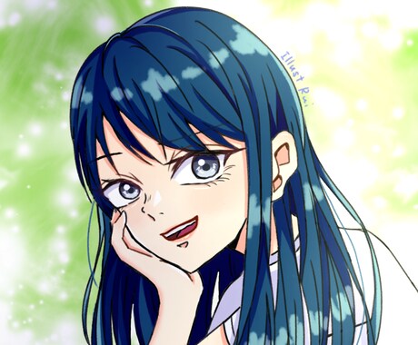 イラスト描きます バストアップのキャラクターイラストを基本に描いています。 イメージ2