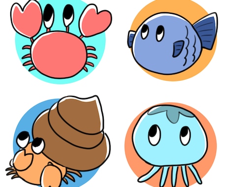 ゆるい上目遣いのかわいいアイコン描きます Twitterやブログ等のアイコンに安価でお届け！ イメージ1