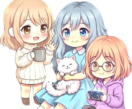 テイストに合わせて似顔絵を作成します イメージ1