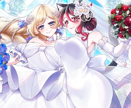 歌ってみた、サムネイル、立ち絵等のイラスト描きます イメージ1
