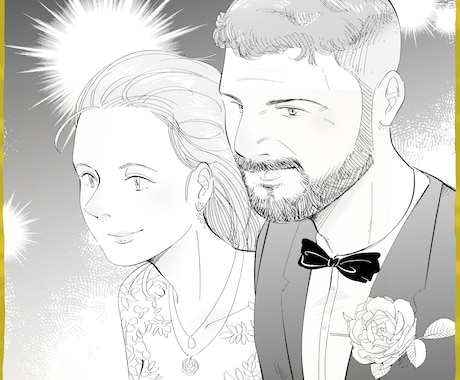 漫画風似顔絵イラスト作成します まるで漫画のワンシーン——魅力を描き出します！ イメージ2