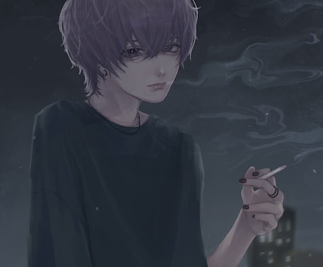 繊細な厚塗りで目を引く一枚絵作成します アイコンや配信背景、MVイラストに。無料オプションも豊富 イメージ2