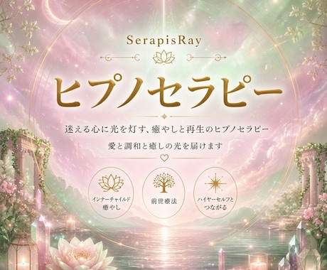 潜在意識を紐解くヒプノセラピー＆オラクルをします 心の奥にある本当の想いに気づき、癒しと再生へ導きます イメージ1