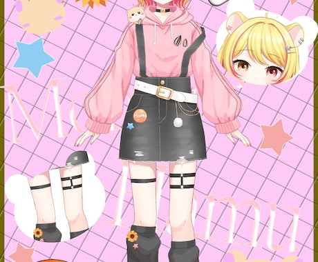 Vtuberオリジナル宣伝画像作ります かわいい！モチーフを魅力的に！ イメージ1