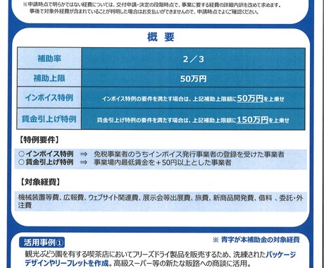小規模事業者持続化補助金の採択計画書を提供します 賃上枠200万円受給した生の事業計画書を公開 イメージ2