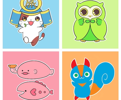 商用利用OK！ゆるキャラをデザインします あなたの企業・団体・地域を、ゆるキャラでPRしませんか？ イメージ2