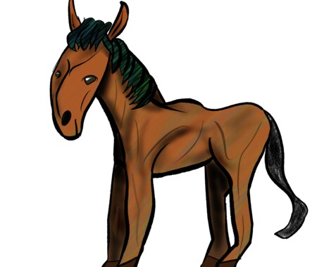 背景無しの味のあるイラストを描きます 上手すぎない動物や子供が描いた用な絵など人間意外が欲しい方 イメージ2