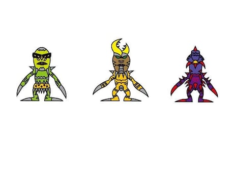 ゲームにも登場できるモンスターお作り致します ゲームモンスターお作り致します！ イメージ2