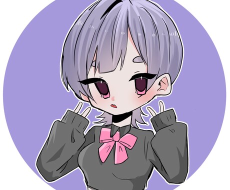 アイコンイラストお描きします SNSなどに使用するアイコンイラストをお描きします！ イメージ2