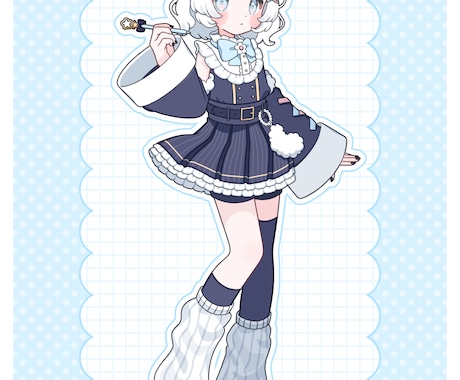 ポップで可愛いイラストをお描きします アイコン、立ち絵、動画・配信イラスト、グッズなど イメージ2