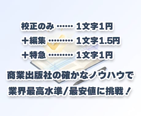 文章のプロが校正します 【商業出版編集者】誤字脱字/文体チェック！二次創作OK イメージ2