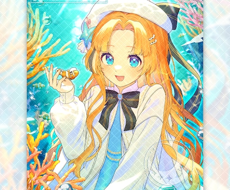 歌ってみたMV・一枚絵・グッズイラストを制作します リピート多数！丁寧なやり取りで初めての方も安心です イメージ1