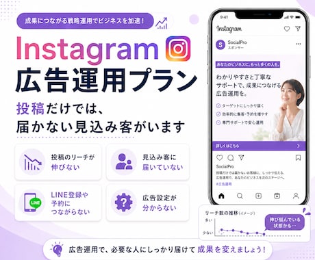 Instagram・Meta広告運用をいたします Instagram広告を活用して、商品・サービスの認知拡大 イメージ2