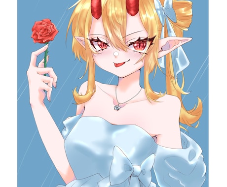 綺麗系ファンタジーな女の子を描きます イメージ1