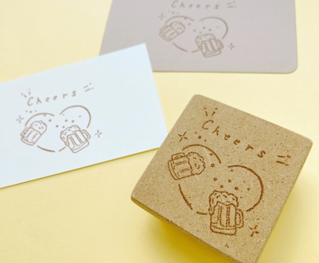 プレ花嫁さまに！ウェディングスタンプお作りします 結婚式用にオリジナルな消しゴムはんこを作りませんか？ イメージ2