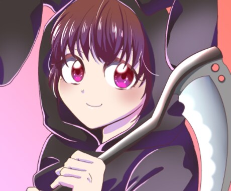 アニメ塗りアイコンイラスト描きます かっこいい&可愛いどちらも対応！画面を華やかに！ イメージ2