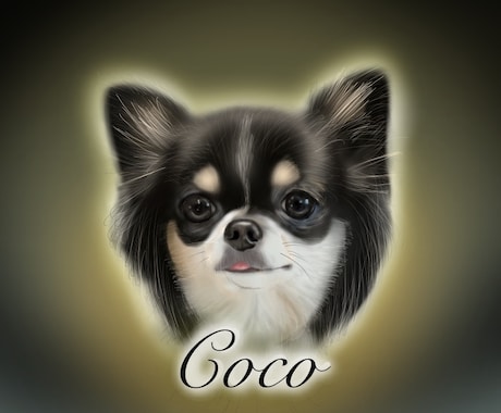 愛犬(チワワちゃん専門)の似顔絵描きます 記念日に我が子の絵を作ってみませんか？ イメージ2