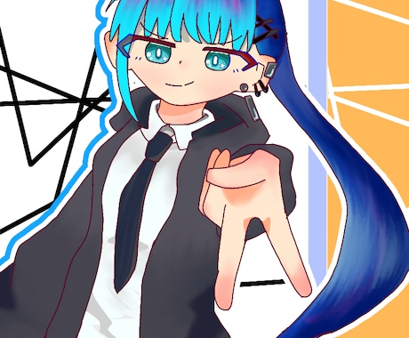 キャラクター立ち絵（全身/バストアップ）描きます 追加料金で最長２日で提供。初めての方でも大歓迎です！ イメージ2