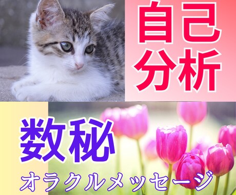 数秘＆オラクル！自分らしく生きたいあなたに届けます 知ってますか自分のこと？本当はもっと生きやすくなれるんです♡ イメージ1