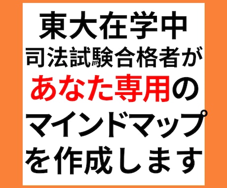 あなただけのマインドマップ作成します 頭の中を、見える化する。思考を成果として、積み上げる。 イメージ1