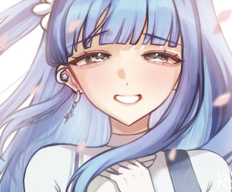 表情豊かなバストアップイラストを承ります 可愛い、妖艶、ダークなど様々なジャンルで表情豊かに描きます！ イメージ1
