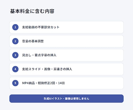 企業・ウェビナー動画を丁寧に編集します 30分以内・カット・要点字幕・スライド挿入 イメージ2