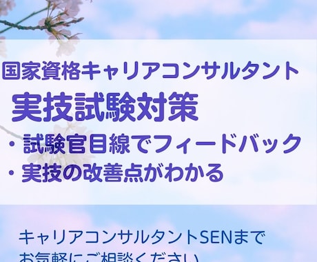 国家資格キャリコン実技試験のロープレ対策をします 試験官の目線で実技ロープレ＋改善点を明確にします イメージ1