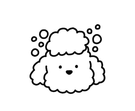 手描きのモノクロロゴを作成します シンプルでかわいいデザインをお探しの方へ イメージ2