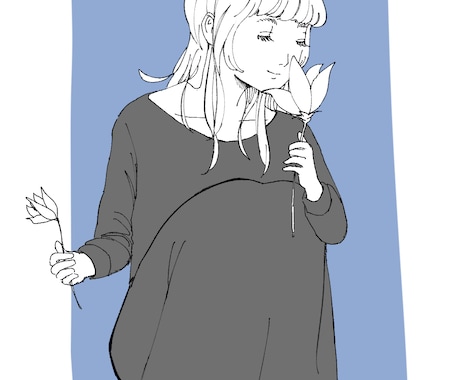 一枚絵承ります オリジナル、既存人物、モチーフなど。お気軽にご相談ください。 イメージ2