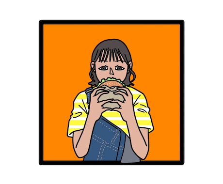 AIっぽくない手描きアイコン作成します 親しみやすく印象に残るSNSアイコンを制作します イメージ2