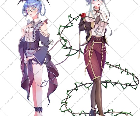 キャラデザやアイコンイラスト、1枚絵など描きます 瞳が綺麗な女の子を描きます。暖色系が得意です。 イメージ1