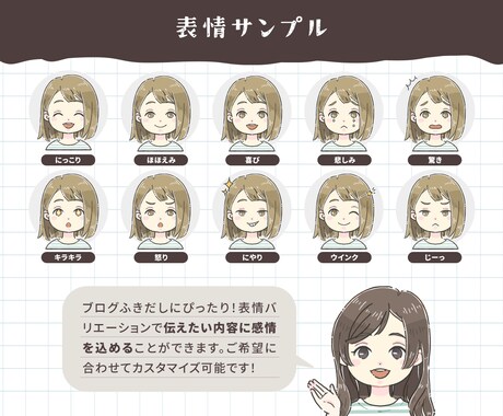 ほんわか親しみやすいSNS・ブログアイコン描きます 【商用OK】オーダーメイドの似顔絵で印象UP・世界観作り！ イメージ2