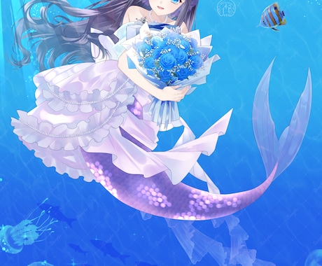 記念用一枚絵・立ち絵・三面図制作します 設定画から一枚絵まで幅広く対応可能です イメージ2