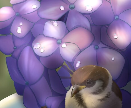 ペットや動物を魅力的な挿絵風イラストにお描きします 〜A4◎書籍・ノベルティの挿絵、SNSアイコン・ヘッダー等に イメージ1