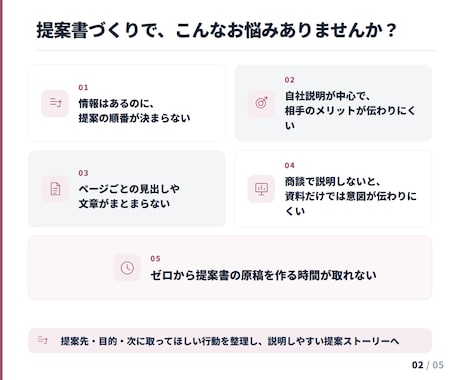 美容業界向け提案書の構成・原稿を作成します 化粧品・美容・健康食品のBtoB提案に対応 イメージ2