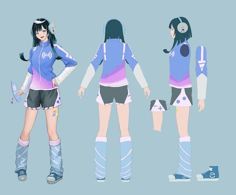 キャラクターの立ち絵から細かな設定等まで制作します キャラクターイラストについて幅広く請け負います！ イメージ2