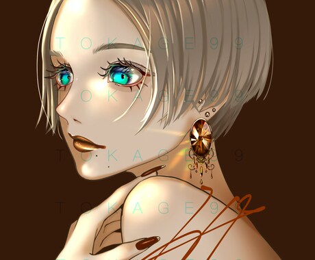 目を引くイラストをお描きします 繊細で個性的、高画質なイラスト★ イメージ2