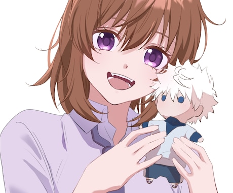 夢絵、アニメ風イラスト描きます 夢絵・カップル・オリキャライラスト制作します イメージ2