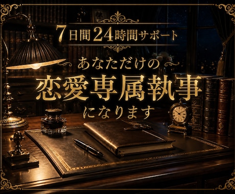 7日間あなた専属の恋愛執事になります あの人との関係修復を全力でサポートします イメージ2