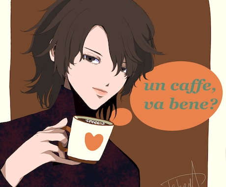 シックなイラストを描きます カラーにこだわってアートライクに仕上げます！ イメージ1